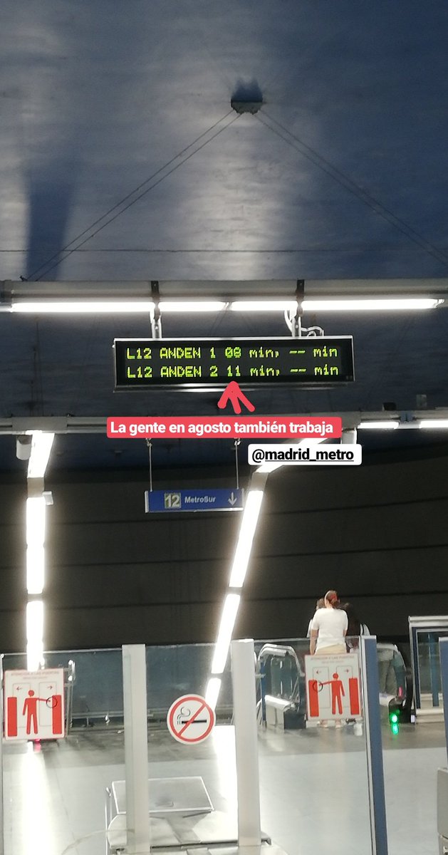 pitinis's tweet photo. @metro_madrid NO ES LÓGICO que pase esto a las 8 de la mañana , que es cuando más gente necesita llegar a sus trabajos https://t.co/1zPy0AMyWR
