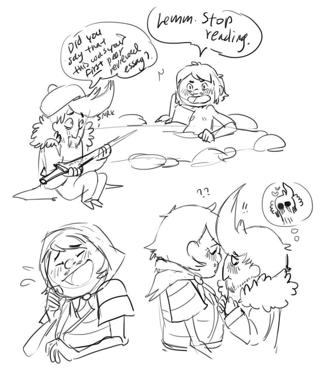 Lemm/quirrel doodles bc i am soft and gay......
#hollowknight 