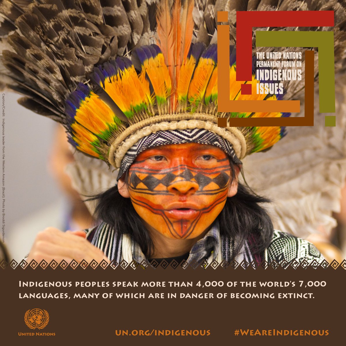 UN_SPExperts's tweet image. On #IndigenousPeoplesDay, UN experts call for a decade of action to aid survival of indigenous languages: many are endangered and 40% are in danger of disappearing altogether.

👉 ow.ly/Vc4l50vqtd3

#WeAreIndigenous