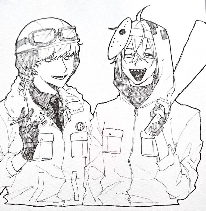 久しぶりにアナログで描いたんだけどたのし〜〜〜 