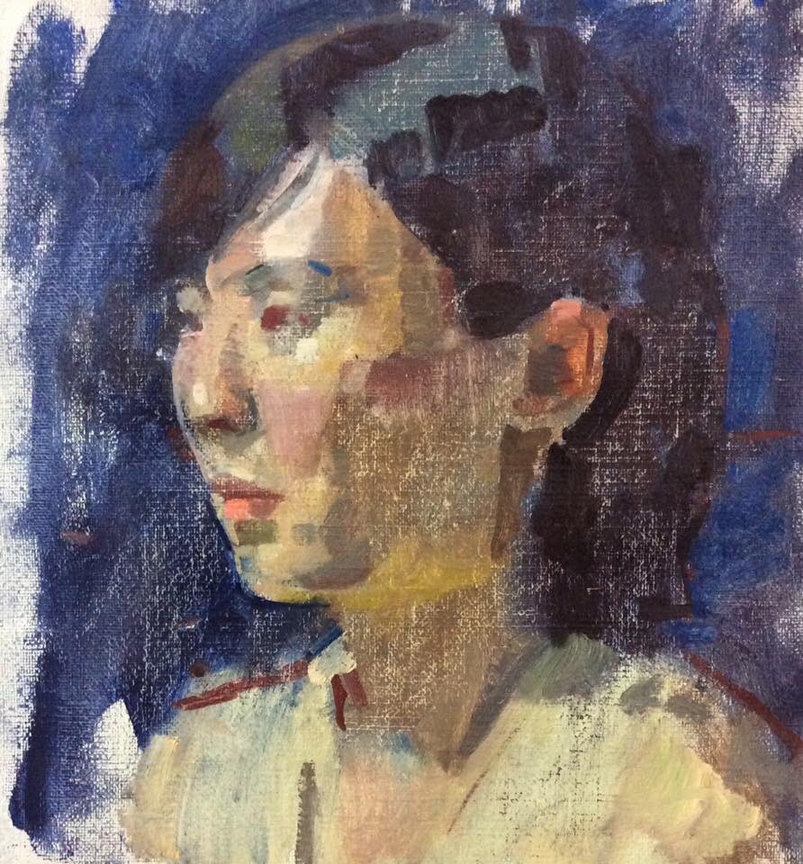 Yuka, 2016 #oilpainting #painting #portrait #paintingfromlife