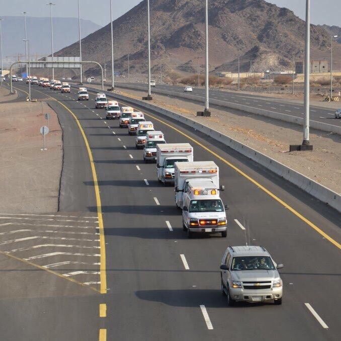 Oab_111's tweet photo. وقت انطلاق القافلة الطبية المخصصة
لنقل الحجاج المنومين بمستشفيات
منطقة #المدينة_المنورة والذين تم
السماح لهم بأداء مناسك #الحج
متوجهين إلى المشاعر المقدسة
سائلين المولى القدير لهم الشفاء
العاجل وأن يمكنهم من أداء فريضة
الحج وجميعهم بصحة وسلامة
و بأمن وأمان 🕋🇸🇦.. https://t.co/iS7iIkwq9c
