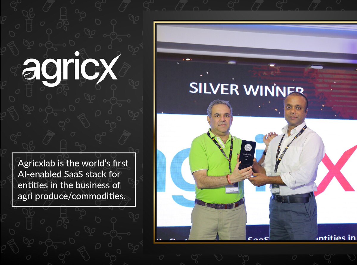 TheSuperStartUp's tweet photo. This years' SuperStartUps Winners are contributing through innovations to the future. Here is @agricx with its world class SaaS stack with a simple smartphone that has been converted into an advanced quality assessment tool.
#SSUAsia2019 #SSUWinner #startupindia #FridayThoughts https://t.co/7zdZX5iroD