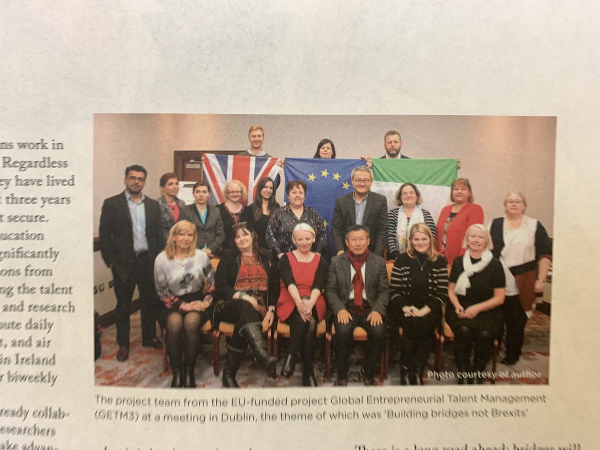 alevicencio's tweet photo. @NorthumbriaUni colleagues featured in the new issue of @TheEAIE Forum Magazine. Continued collaboration with Europe and Ireland us key in a time of Brexit Challenges! #internationalisation #GETM3 https://t.co/SKDVUWLg7H