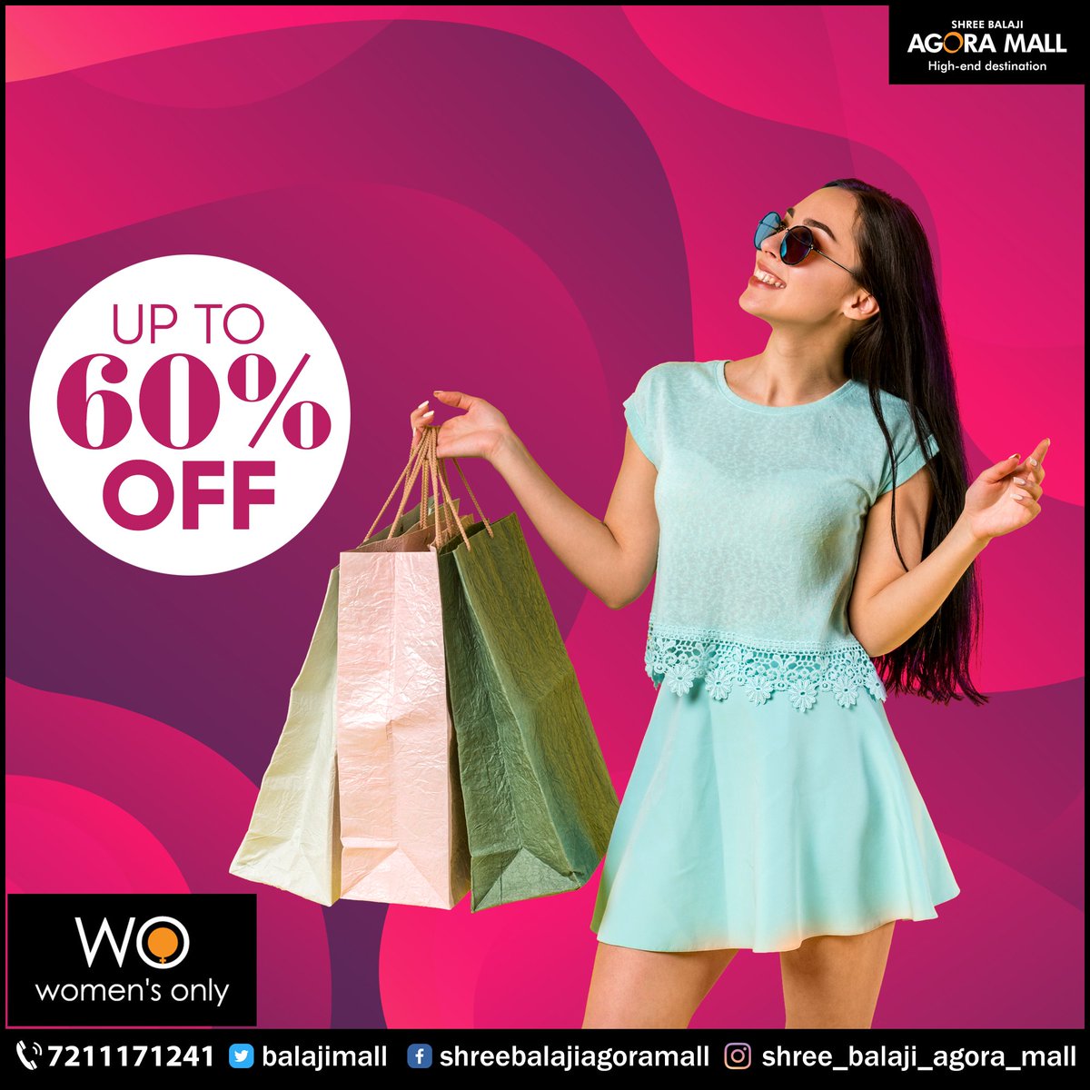 “Don’t stress about the dress , we’ll dress you to impress” Dress Smart with “Women’s Only” , Agora Mall  #Endofseasonsale & Get UPTO60% OFF on your favourite brands.
For More Details Contact:-7211171241
Visit:-bit.ly/2GEEpJJ
#gandhinagar #ahmedabad #brands #monsoonoffer