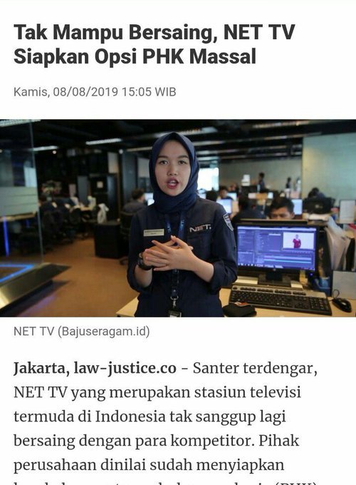 reizarda's tweet image. Prinsip tv di Indonesia cuma satu.

"No drama, No tahta" 😂😂 #savenettv