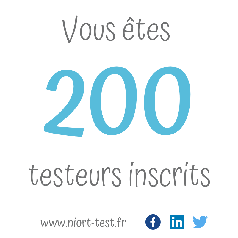 niort_test's tweet photo. Un grand MERCI de la part de toute l'équipe @niort_test ! Notre communauté ne cesse de grandir de jour en jour, grâce à VOUS 🎉 https://t.co/XeeSzZNfnQ