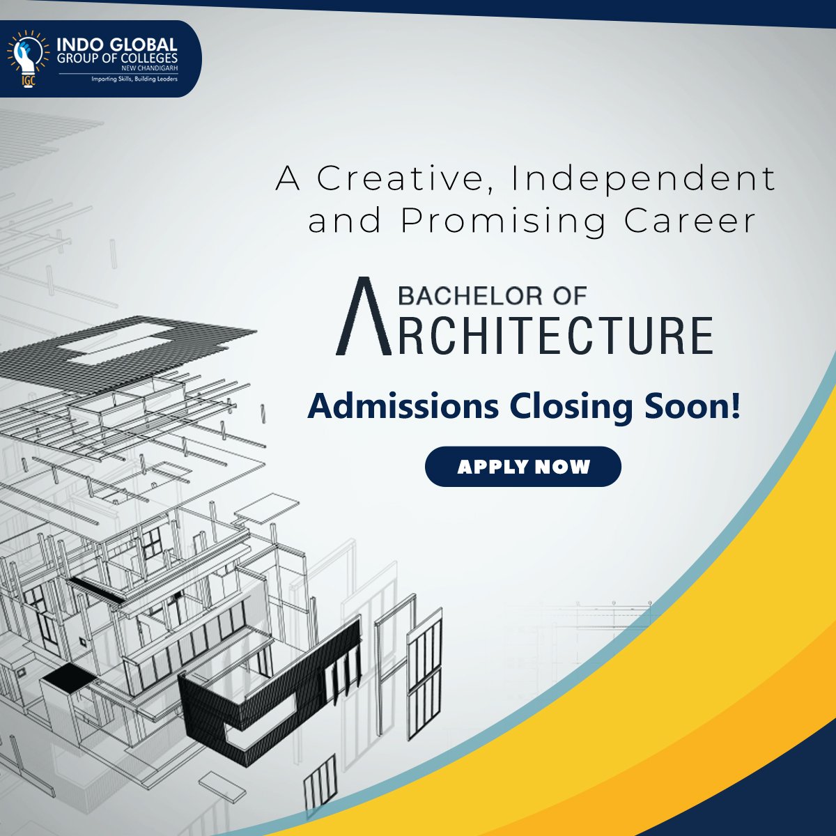 indoglobal123's tweet photo. Follow your dreams with #IndoGlobal!

Join our Bachelor of Architecture program.
Admissions closing soon!

To know more, visit – https://t.co/M9oZqa3AGX

#IndoGlobalColleges #IGEF #Architecture #Architects https://t.co/TYsNeZvs6P