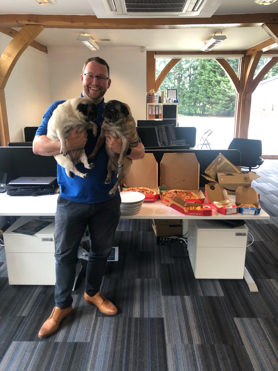 Concert Networks (@concertnetworks) on Twitter photo We always love a visit from Jamie <a href="/EvolveIP_UK/">Evolve IP UK</a>, but we love them even more when they involve pugs and pizza! 🐶🍕 We always love a visit from Jamie <a href="/EvolveIP_UK/">Evolve IP UK</a>, but we love them even more when they involve pugs and pizza! 🐶🍕