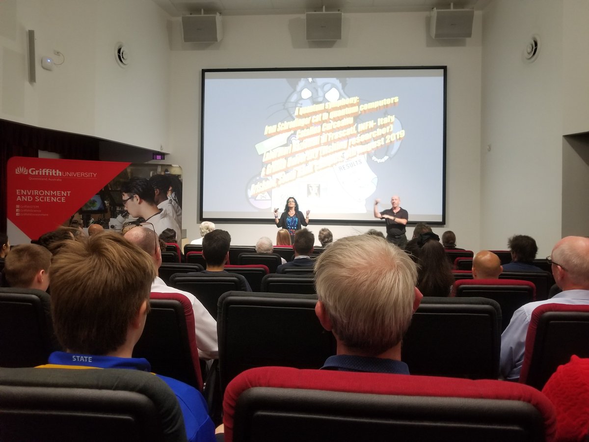 Jai_Cilento's tweet image. ☼ Dr Catalina Curceanu - Quantum Symphony | @GU_Sciences AUG2019 | @Griffith_Uni @robsang @gransassoinrete #ImpactLecture #GUImpact #QuantumEncryption #Physics #CERN #QM #Cyber #BigData #GU_Impact #GranSasso