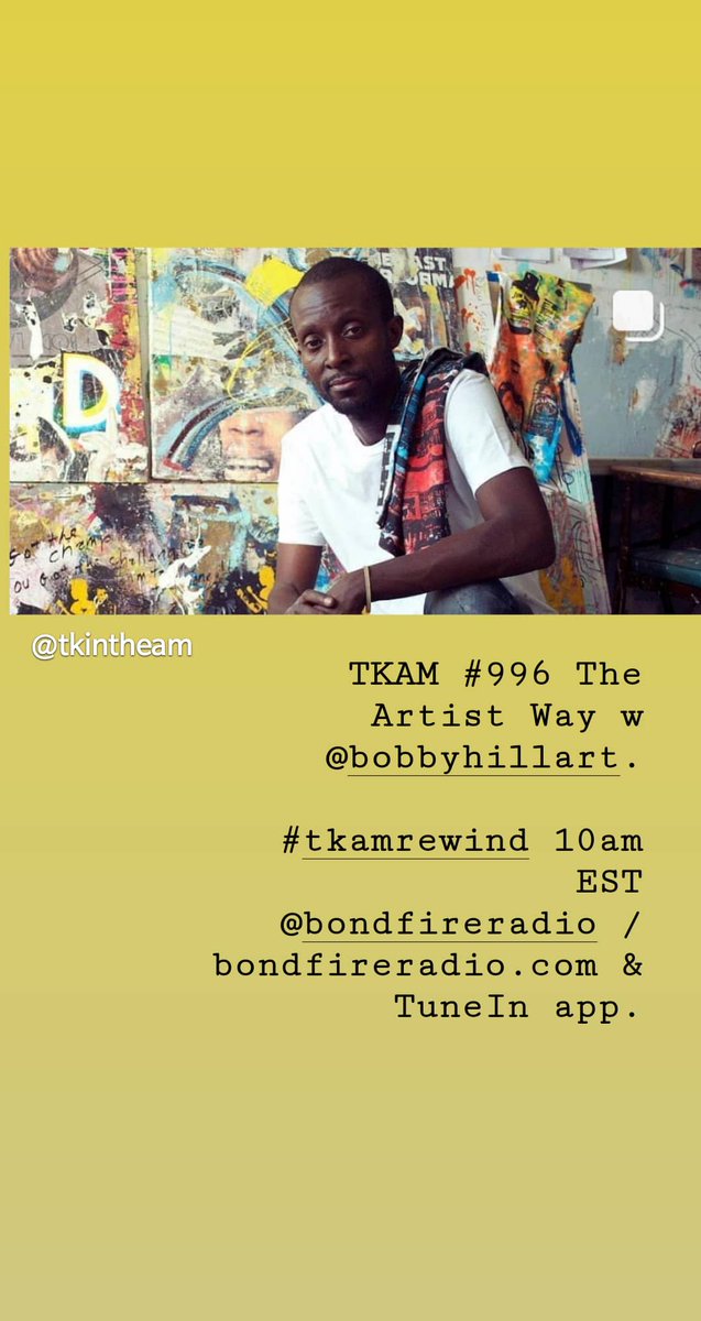 TKinTheAM's tweet photo. #TKAMRewind with @BOBBYHILLART 
10am EST on @BondfireRadio. https://t.co/M6IXnXMwEz and TuneIn app.

Stay locked for @Conscious, live with music on  #FridayFeeling. 

#morningshow #affirmationFriday https://t.co/wTZNDHs7hT