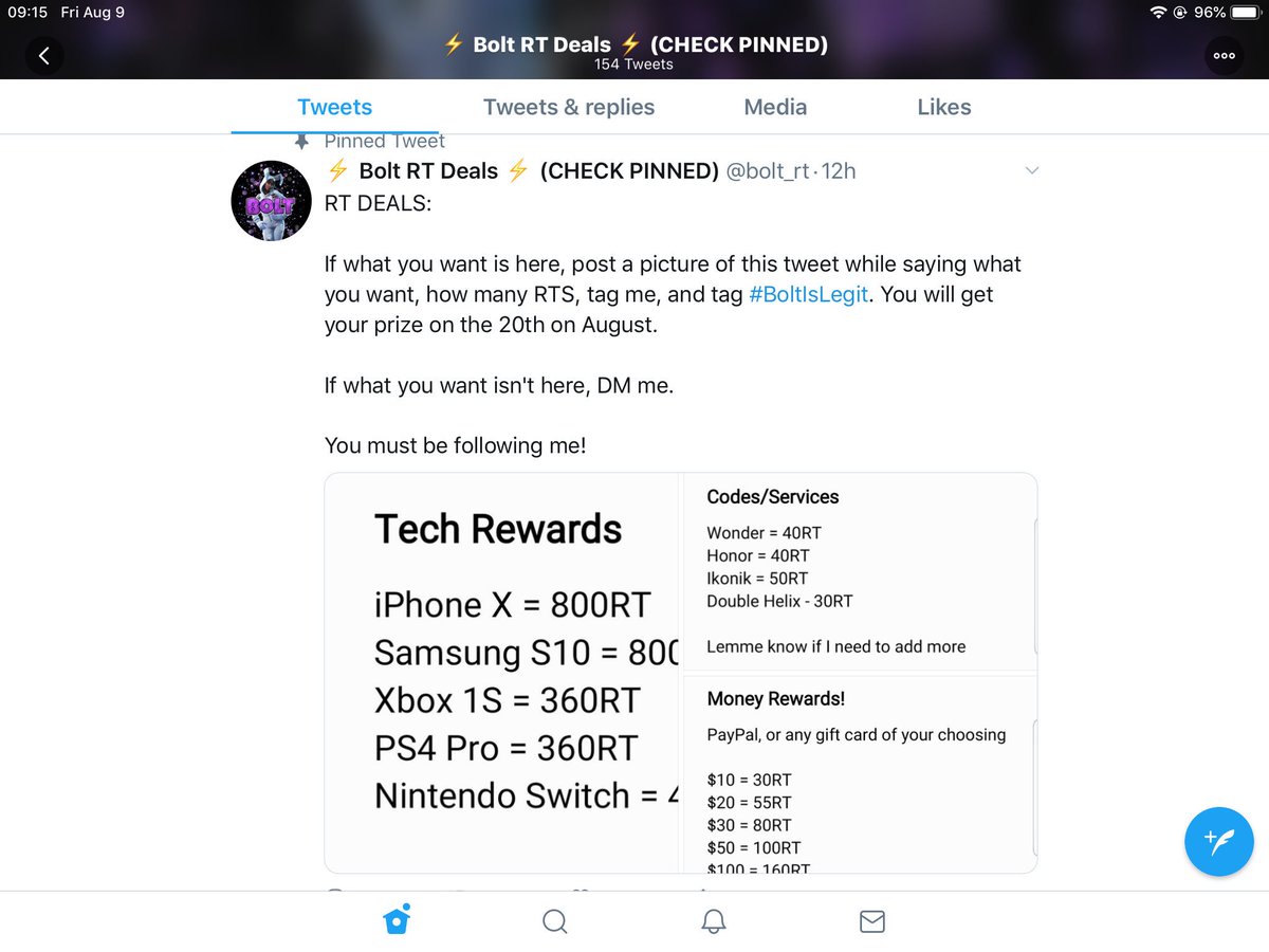 poop_sad's tweet photo. @bolt_rt #BoltIsLegit 20$ Apple giftcard 55 rt https://t.co/r84ibumk4N