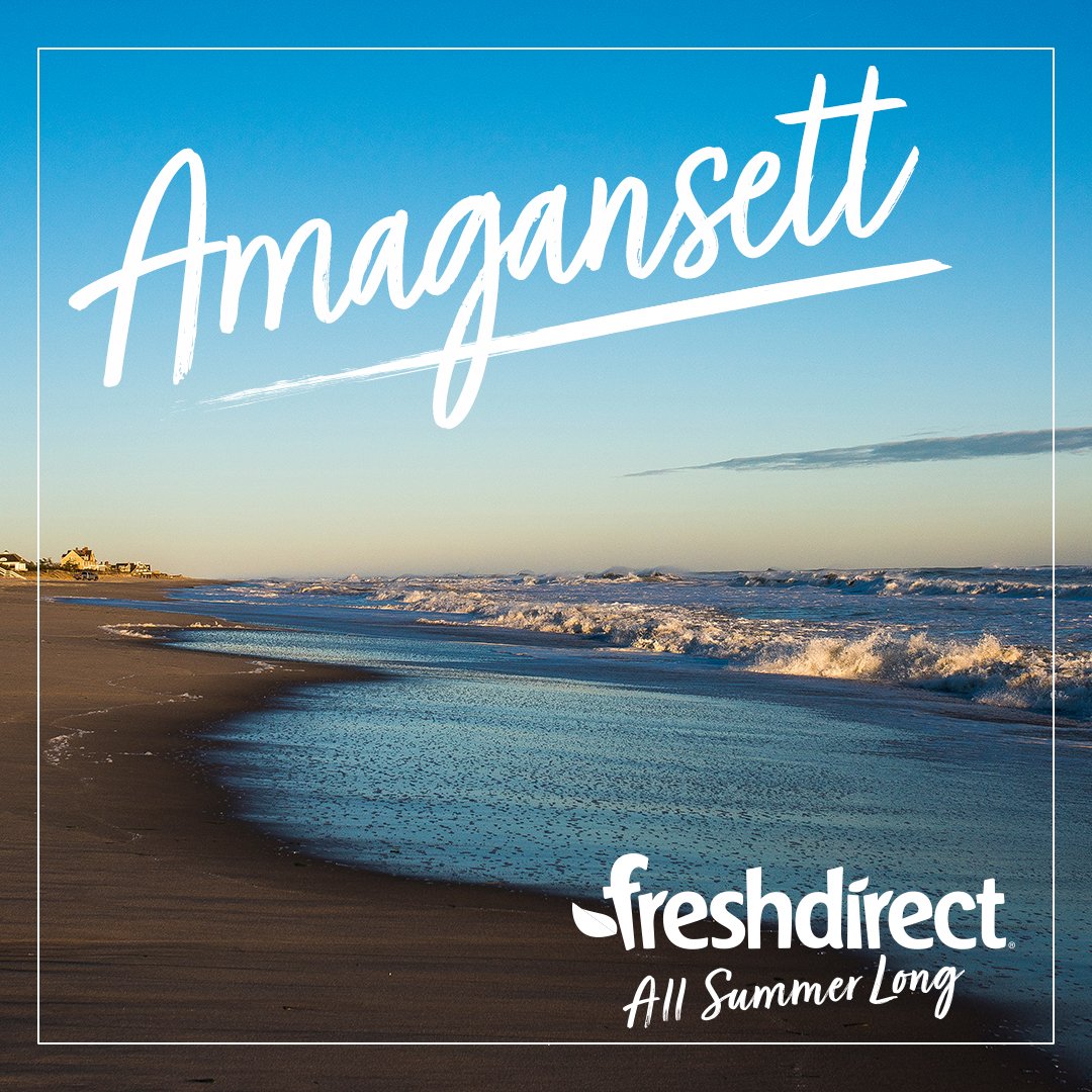 Greetings from Amagansett! We're delivering here all summer long. Main Beach, Two Mile Hollow, Atlantic Beach or Indian Wells? Discuss.