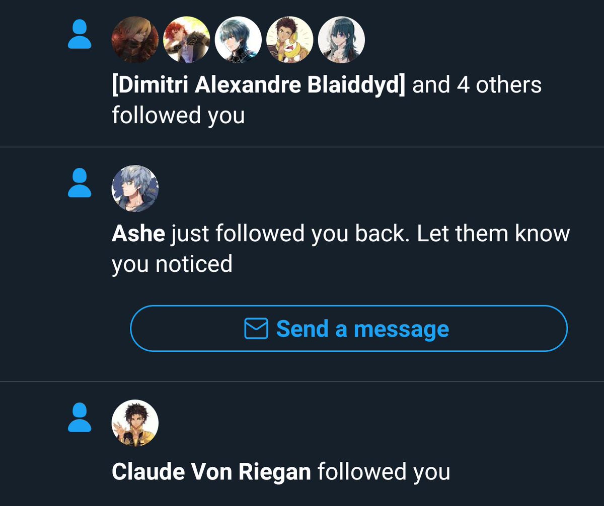 //Why does twitter want me to slide into <a href="/Ashegaspard/">Ashe</a>'s dms 😂