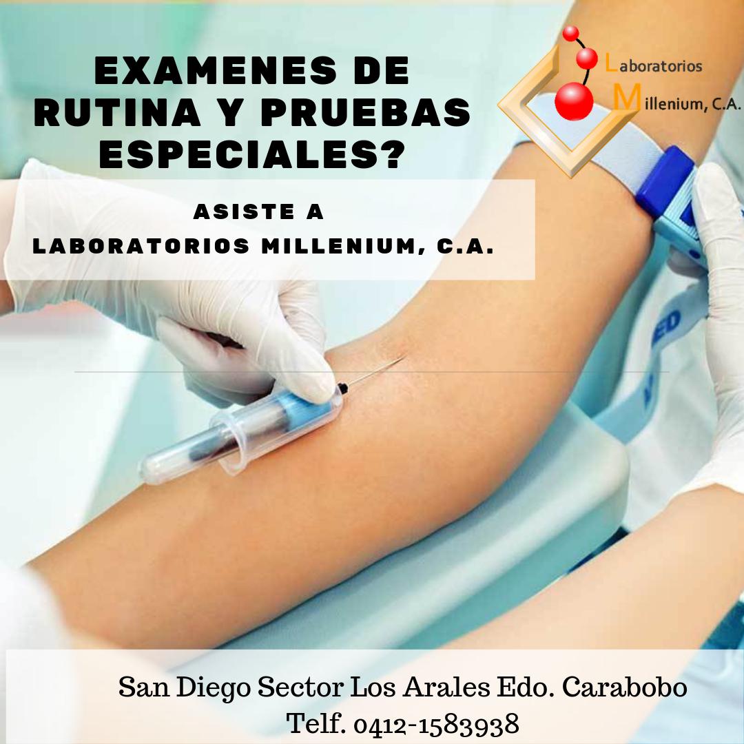 LABMILLENIUM's tweet photo. Contamos con una gama de #examenesclinicos y #pruebaespeciales, todos de la mano de un personal profesionalmente calificado.
Atendemos a Empresas y publico en general.
Contactanos en San Diego Sector Los Arales Edo. Carabobo
Telf. 0412-158.39.38 https://t.co/pb3WnqAjoN