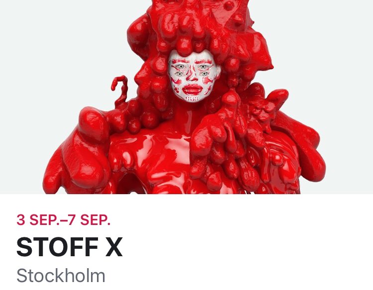 pershagens's tweet photo. LESS THAN A MONTH UNTIL #STOFFX - THE 10 YEAR ANNIVERSARY OF @stoffholm!
@pershagens will host 2 events:
* I Was Her & Art Is
Sep 4 - 7, various times
Exhibition w. Linnéa Wiklund Melander & Melania Pomante
* Dude Free Pitch Workshop
Sep 7, 11am-1pm
https://t.co/xXba4BvU5v https://t.co/TPAC0KUtKy