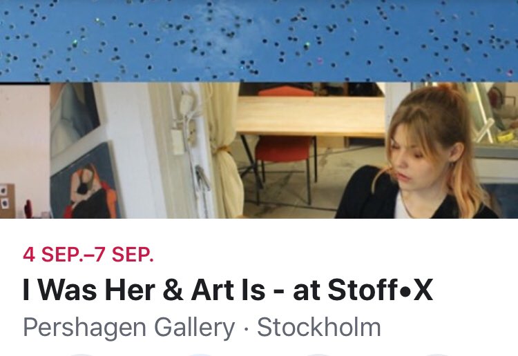 pershagens's tweet photo. LESS THAN A MONTH UNTIL #STOFFX - THE 10 YEAR ANNIVERSARY OF @stoffholm!
@pershagens will host 2 events:
* I Was Her & Art Is
Sep 4 - 7, various times
Exhibition w. Linnéa Wiklund Melander & Melania Pomante
* Dude Free Pitch Workshop
Sep 7, 11am-1pm
https://t.co/xXba4BvU5v https://t.co/TPAC0KUtKy