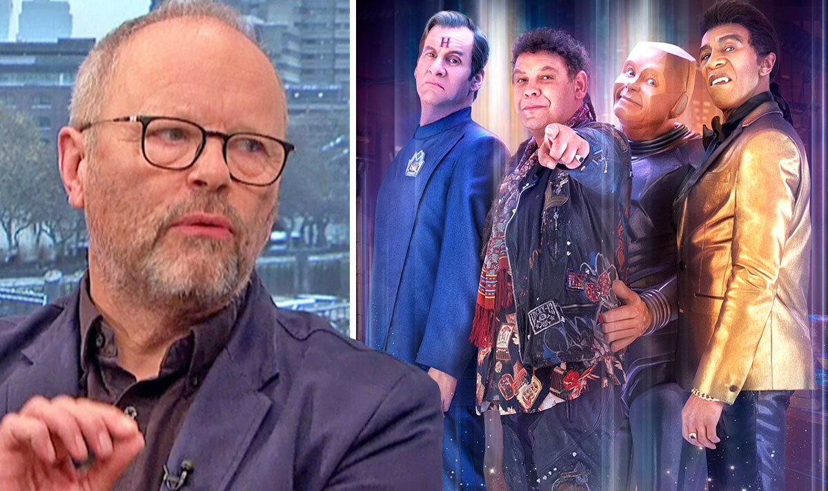 Daily_Express's tweet photo. EXCLUSIVE: Red Dwarf star Robert Llewellyn reveals bizarre plans for Kryten in season 13 #RedDwarfXIII https://t.co/Efir3nZbyb https://t.co/rgUsEH1H6z