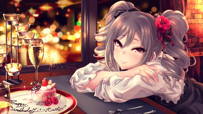 こちらは去年～ξ(。ŏ﹏ŏ)ξ
#神崎蘭子 