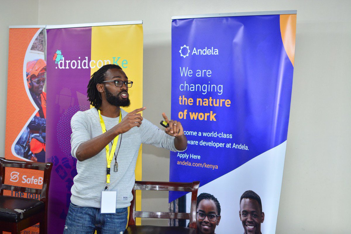 droidconke's tweet image. @TheDancerCodes sharing his memoirs of a Technical Team Lead in Room 3.
#droidconke #droidcon #nairobi #android #flutter #kotlin 
@droidconke @googleafrica @googledevs @Andela_Kenya @usehover @SafeBoda_Kenya @earlycamp @jetbrains