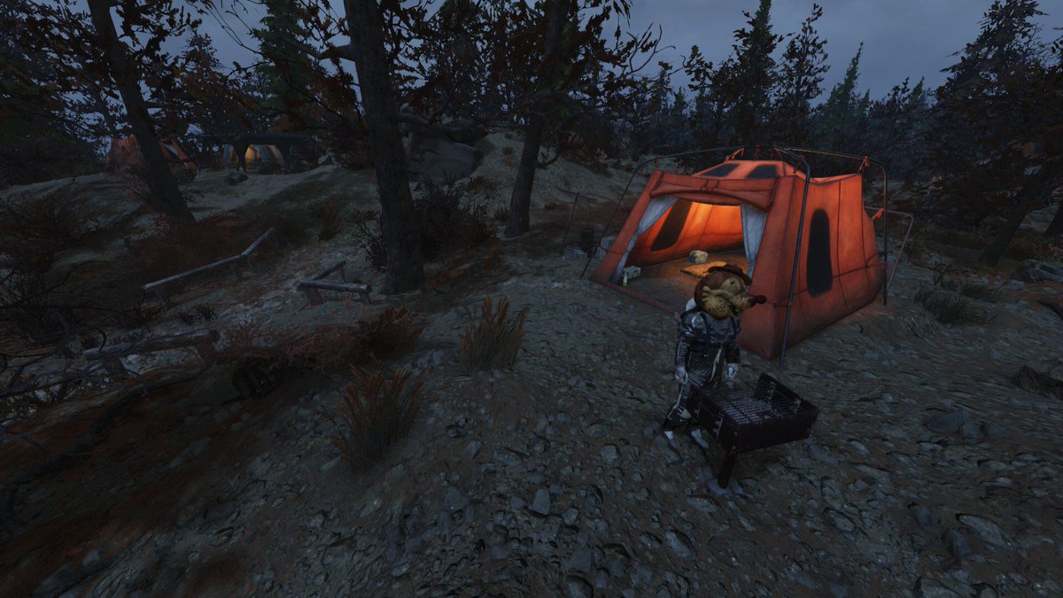 フォールアウト76 無名のロケーション キャンプ設置可