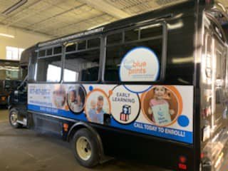 Check out our new bus advertisements! Tell us what you think! 
#blueprints #breakbarriers #buildfutures