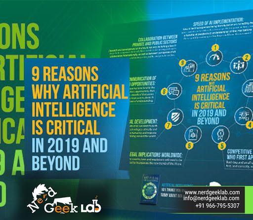 NerdgeekLab's tweet image. Artificial Intelligence (AI) is expected to more than double the rate of innovation and employee productivity in India by 2021, said a new Microsoft-IDC study on Monday. 
Get to know more about it Visit: buff.ly/2YBZu2d 
#NerdGeekLab #AI #ArtificialIntelligence #Courses