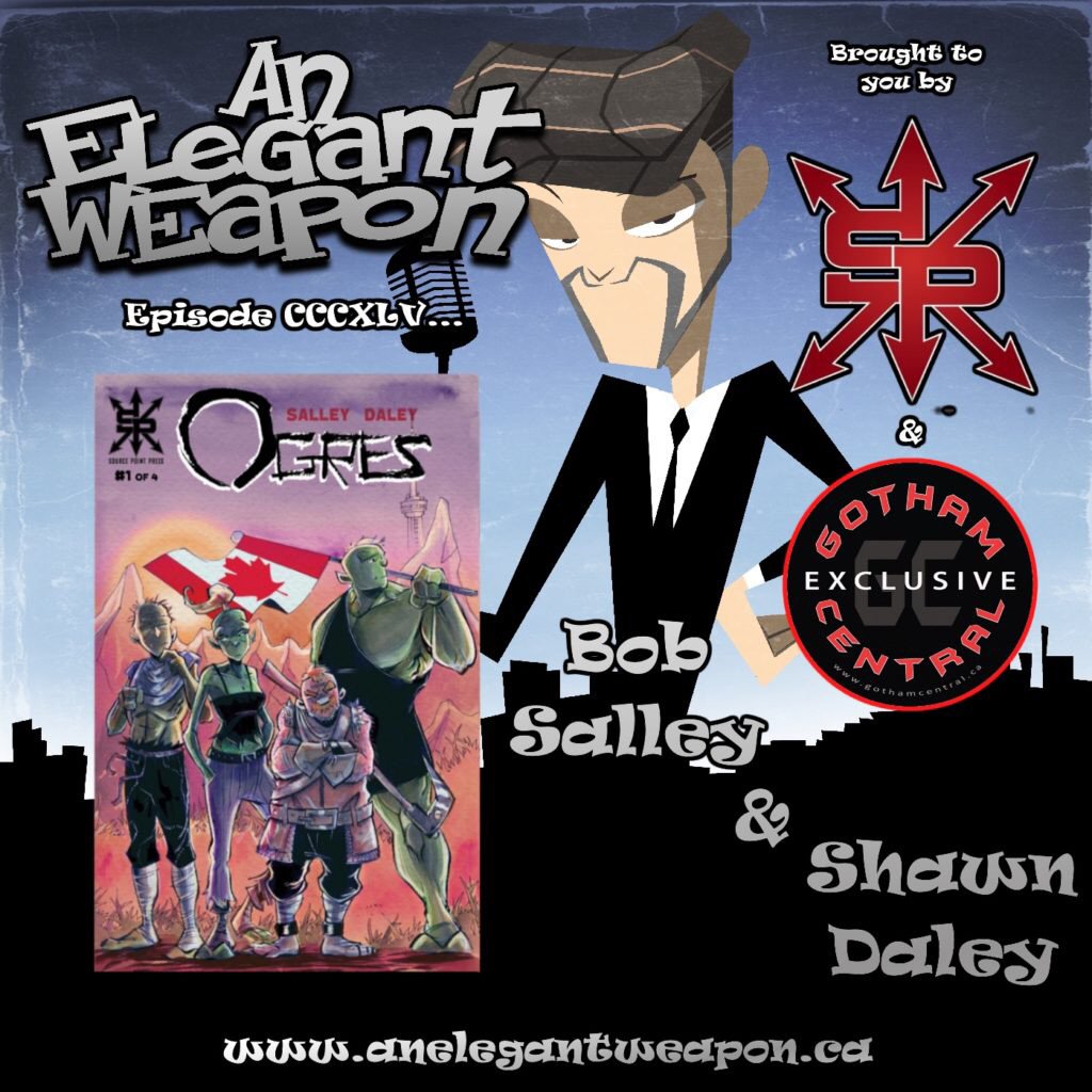 AEWpodcast's tweet image. Episode CCCXLV... OGRES! W/ @Bob_Salley ‘n @ShawnDaley ! The creative team behind OGRE from @SourcePtPress returns to discuss the series continuation and reveal an Exclusive @gothamcentralcc @FANEXPOCANADA variant cover! anelegantweapon.ca #comics #podcast #toronto #ogre