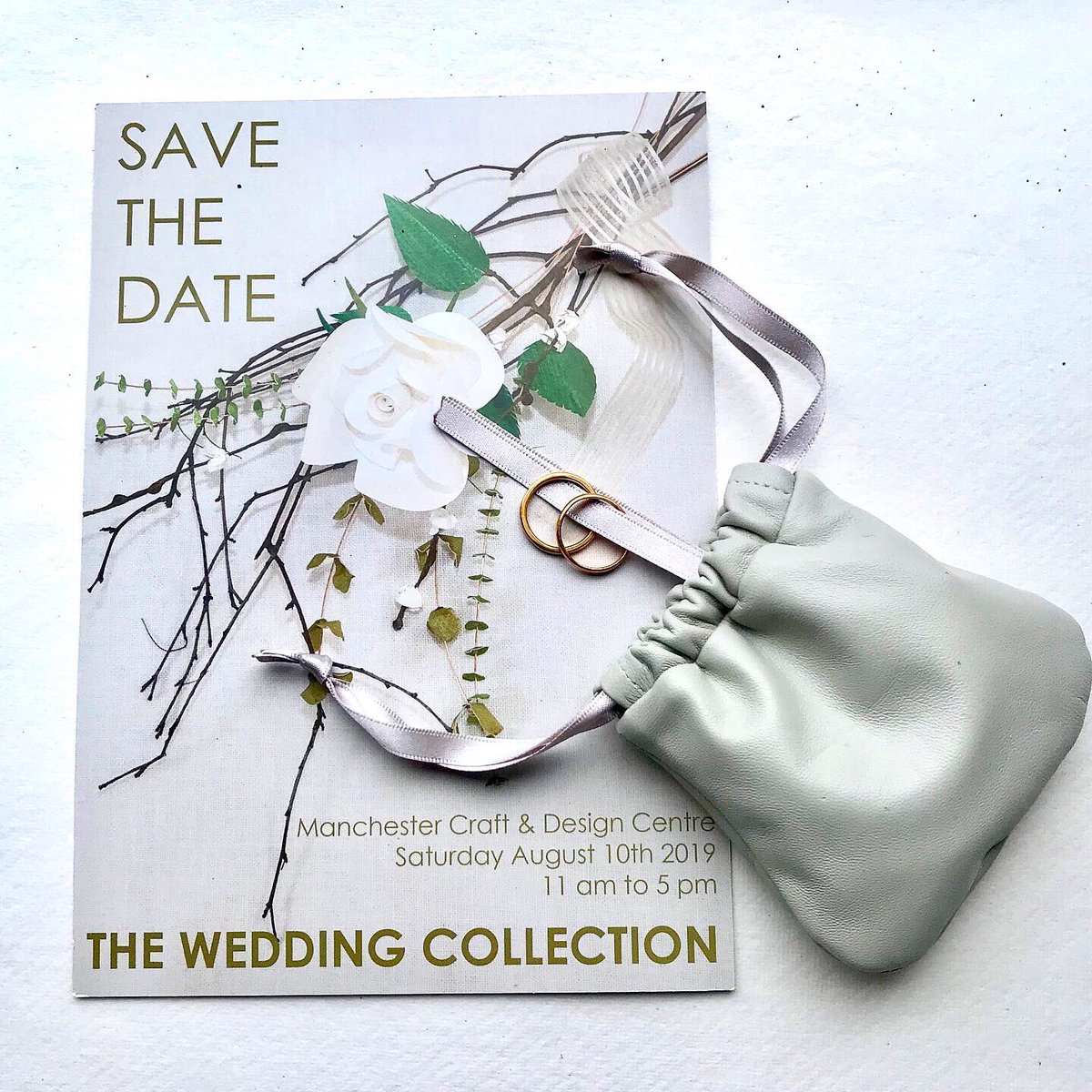 suedevine10's tweet photo. Tomorrow! @manchestercraft #theweddingcollection 
Come and view our curated wedding ideas from selected makers in Studio 2 at Manchester Craft Centre. On tomorrow from 11-5. 
(above: wedding ring blessing pouch inspired by our friends beautiful Majorcan wedding last week) https://t.co/FXHOdBW3Zu