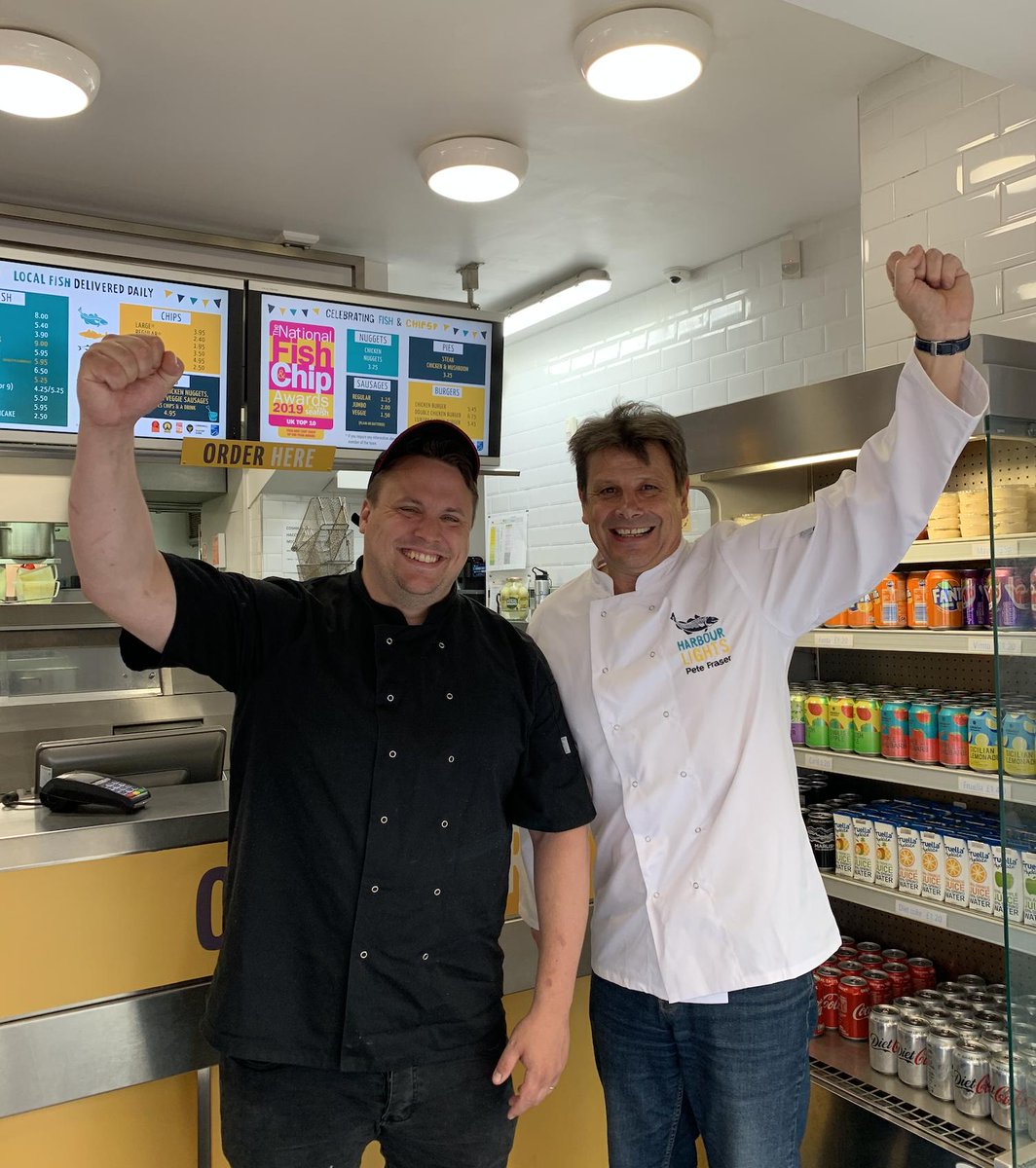 Harbour Lights (@hlfalmouth) on Twitter photo Top 60 in the UK for the @FishNChipAwards 2020!
๐ ๐
Massive congratulations to all the other shops that made it
๐ ๐
<a href="/NFFF_UK/">NFFF - National Federation of Fish Friers</a> <a href="/neoda_oils/">NEODA</a> <a href="/seafishuk/">Seafish</a> <a href="/Chippychat/">Chippychat</a> <a href="/Fry_Magazine/">Fry Media - Digital, Print, Exhibitions, Awards</a> <a href="/FriarsPride/">Friars Pride Ltd</a> <a href="/TQualityltd/">T. Quality</a> Top 60 in the UK for the @FishNChipAwards 2020!
๐ ๐
Massive congratulations to all the other shops that made it
๐ ๐
<a href="/NFFF_UK/">NFFF - National Federation of Fish Friers</a> <a href="/neoda_oils/">NEODA</a> <a href="/seafishuk/">Seafish</a> <a href="/Chippychat/">Chippychat</a> <a href="/Fry_Magazine/">Fry Media - Digital, Print, Exhibitions, Awards</a> <a href="/FriarsPride/">Friars Pride Ltd</a> <a href="/TQualityltd/">T. Quality</a>
