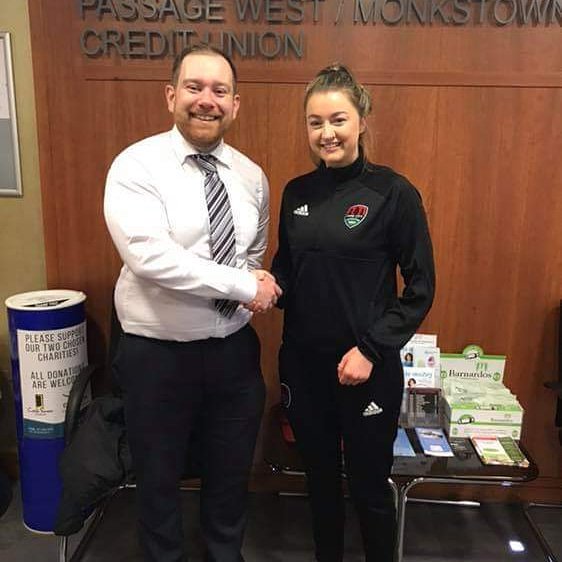 CorkCityFCWomen's tweet photo. A massive thank you to Douglas Credit Union for their support and player sponsorship of Danielle Burke 
#CCFC84 https://t.co/PK3lbdrLg1