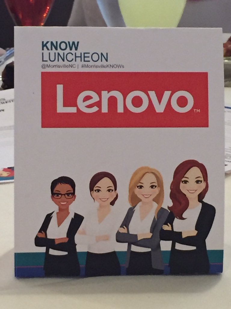 Great KNOW luncheon with <a href="/jesaverhart/">Jes Averhart</a>. #aha Our Crucible Moments makes us stronger. #MorrisvilleKNOWs #lenovo #womenintech