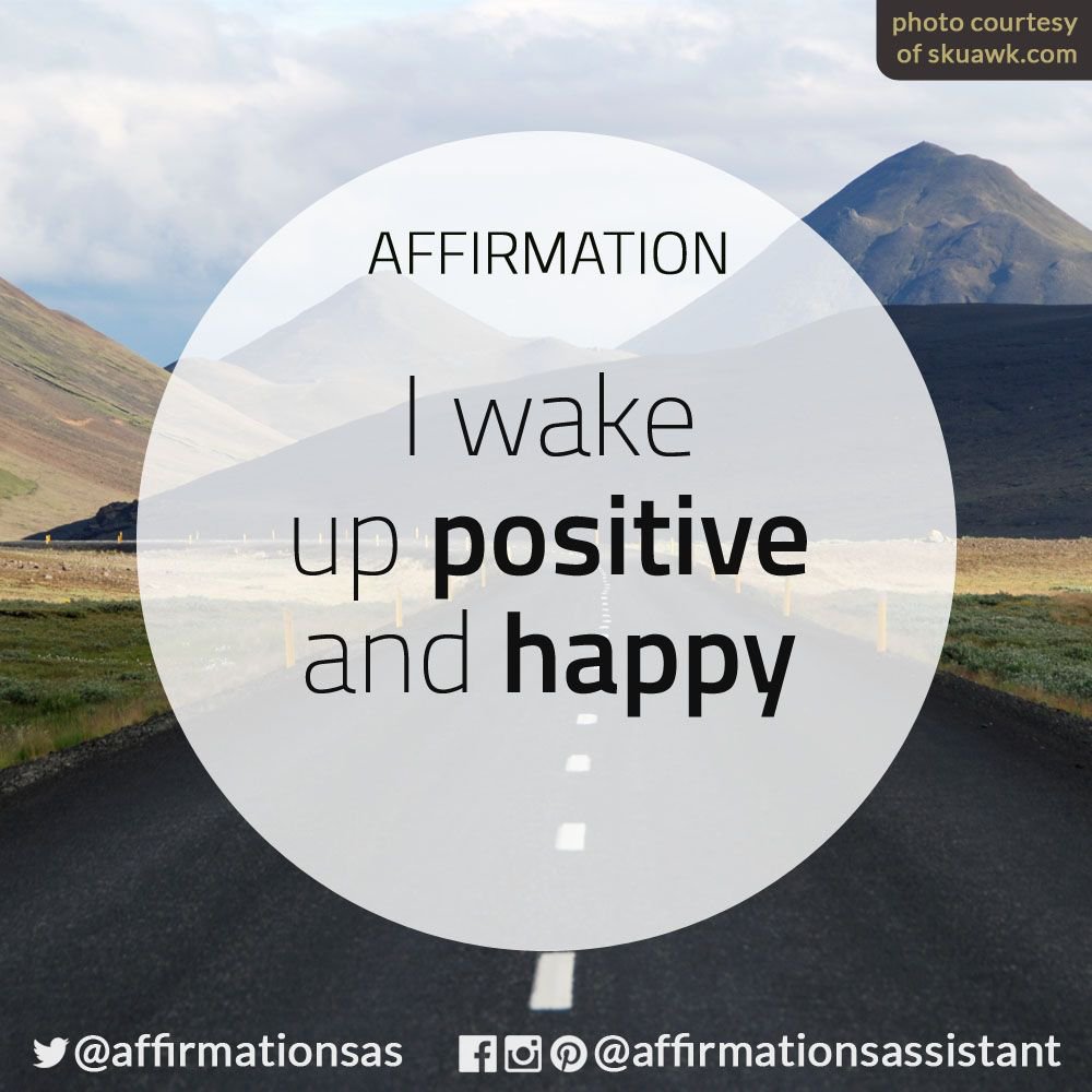 affirmationsas's tweet photo. I wake up positive and happy 🙏💪

Did you? https://t.co/cJkAwR8PUC