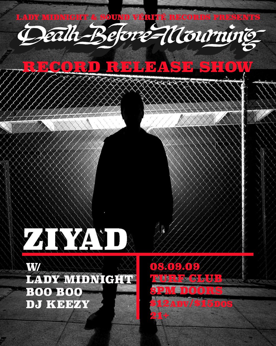 Tonight <a href="/iamladymidnight/">LADY MIDNIGHT 🖤</a> Death Before Mourning record release show at <a href="/TurfClubMN/">Turf Club</a>  with special guest <a href="/DJKeezy612/">DJ KEEZY</a> <a href="/MileyWoo/">Amanda capewell</a> <a href="/ziyadspace/">ziyad</a>