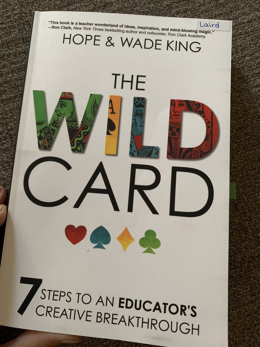 MrsJacqueGuy's tweet photo. “In order to do something well, we must first be willing to do it badly. If you limit yourself to only doing the things you know you’re good at, you cannot have a creative breakthrough.” Thanks for the book recommendation @lairdlearning #bethewildcard https://t.co/HVvzKy36ha