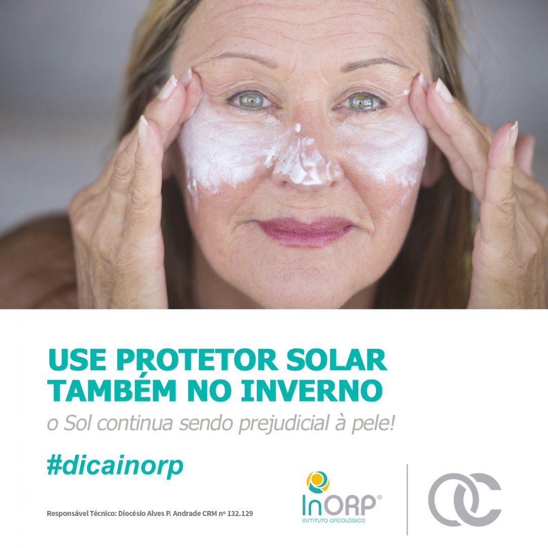 inorp's tweet photo. #DicaDeSaúde | Durante o inverno também é essencial manter o uso do protetor solar ! O sol do inverno pode até ser mais fraco, mas continua sendo prejudicial à pele! Previna-se!
#InORP #GrupoOncoclínicas #ProtetorSolar #CâncerDePele #Inverno #Prevenção https://t.co/hkqPuqNKfe