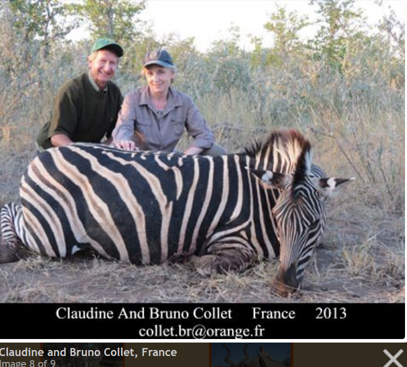 tigrenlion's tweet photo. 5/ #UnClicPourUnSafari
#BrunoCOLLET avec sa femme au Zimbabwe en 2013.
comme #JeanPierreDEVIES c'est représentant de @oncfs lieutenant de louveterie nommé par le préfet.
On peut avoir la position de #OlivierTHIBAULT @oncfs ?
#BanTrophyHunting #SnuffTourism #TraduisonsLes https://t.co/zH5ptM6jGx