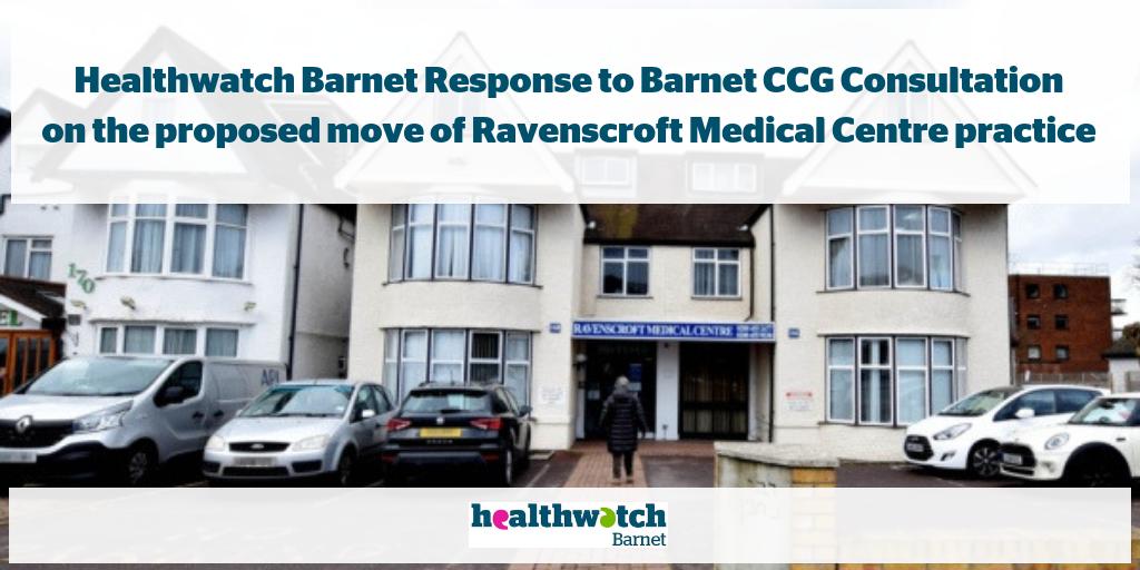 Are you affected by the proposed move of Ravenscroft Medical Centre in Golders Green? Various concerns have been raised with @BarnetCCG, find out how they responded: bit.ly/2MQQW0v #NHS #HaveYourSay