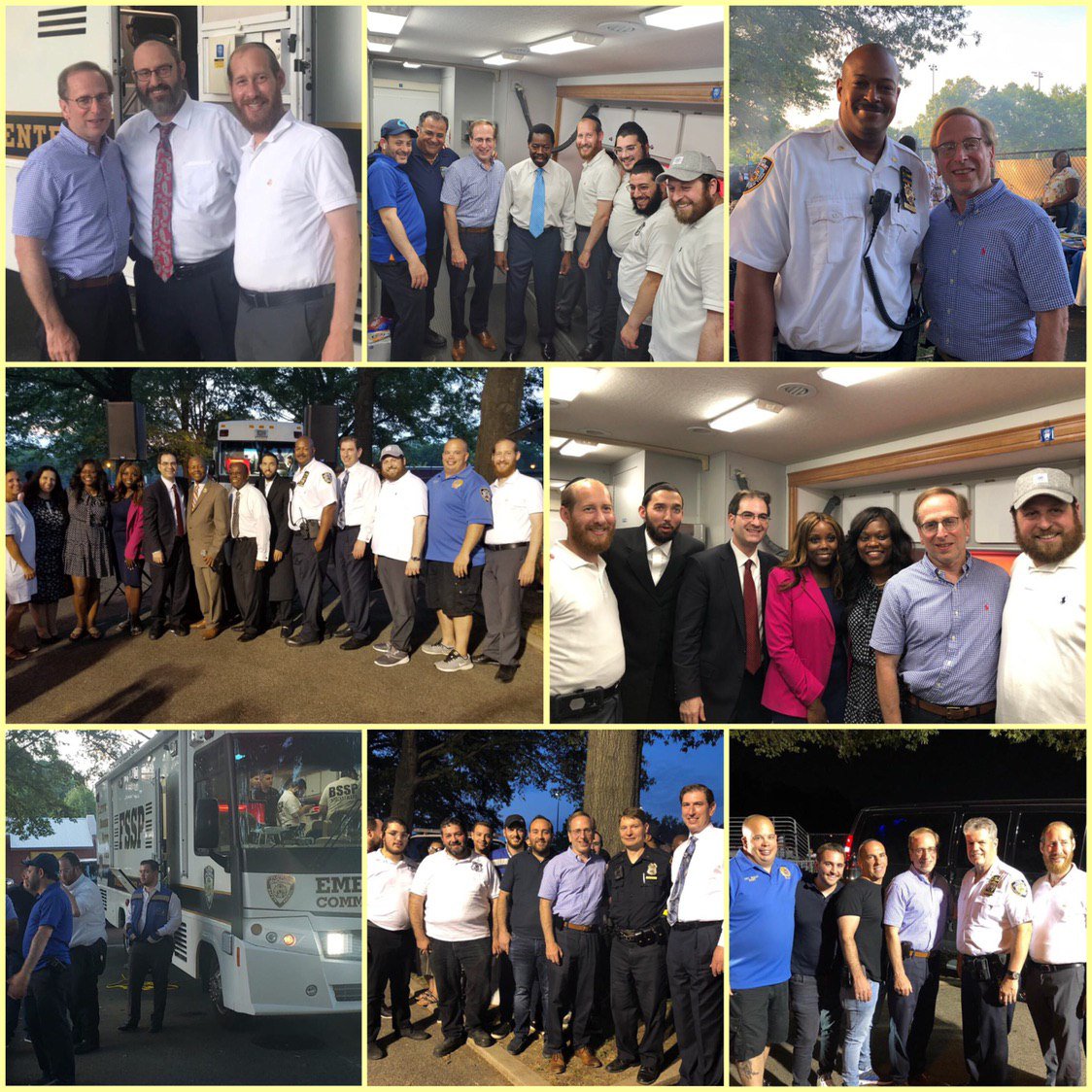 FlatbushShomrim's tweet photo. Was great spending time @NYPD61Pct, #NYPD63Pct, @NYPD66Pct and #NYPD70Pct this past Tuesday #NationalNightOut- it’s always a true honor to show support for our local Precincts. Good to see our local electeds’ as well. #GreatTimes #NNO2019 #CommunityAndPolice #NightOutAgainstCrime https://t.co/VMzBeSEYNf