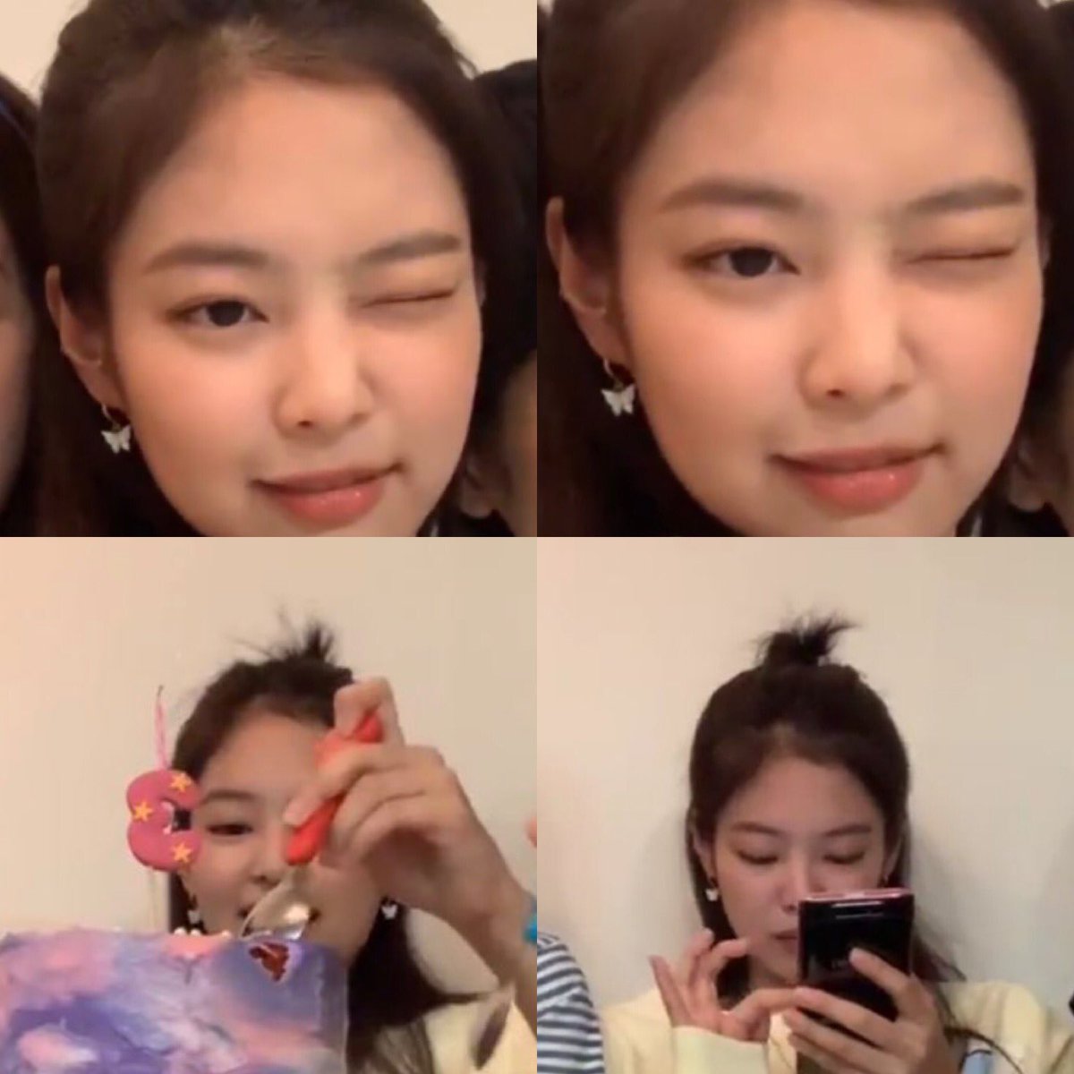 176uuul's tweet photo. หลงพี่เกี๊ยว หัวปักหัวปัมเข้าแล้ว คนไลทำไรก็น่ารัก #jannie #blackpink  #TreeYearsWithBlackpink https://t.co/JUIi73GQxD