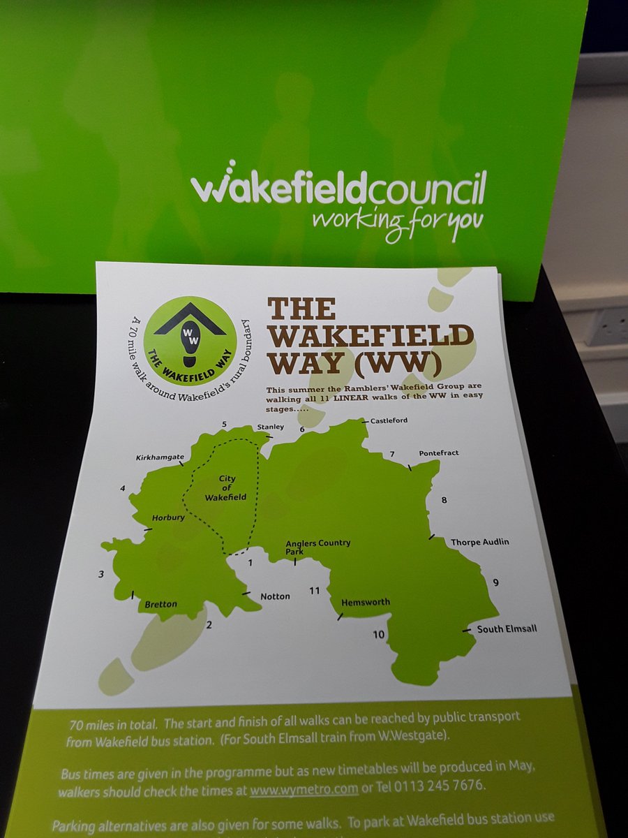 WFlibraries's tweet photo. Dust off those walking boots #healthylifestyle @MyWakefield #SouthElmsallLibrary #yearofwalking  and enjoy our beautiful countryside come rain or shine https://t.co/oRbIGGQbwR