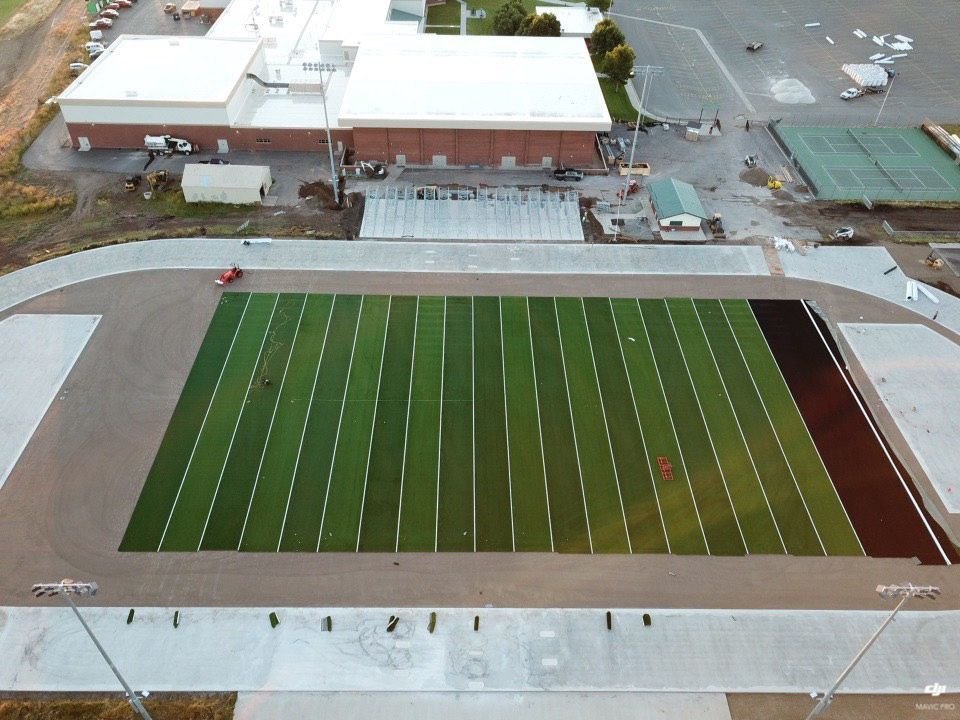 Fremont1_LVHS's tweet photo. Turf Installation...Day 2! https://t.co/fRtxqHNLz6