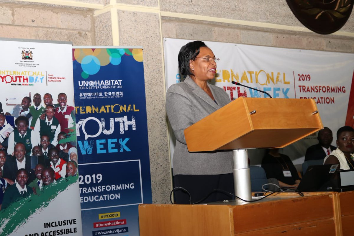 SDY_Ke's tweet photo. #IYD2019 #wezeshavijana 
We need to ask ourselves, what kind of education do we need to prepare the youth for future jobs? @CSMargaretKobia @SicilyKariuki @DrFrancisOwino @rochieng @RoySasaka @sidchat1 @MaimunahSharif https://t.co/Le27lKx7hS