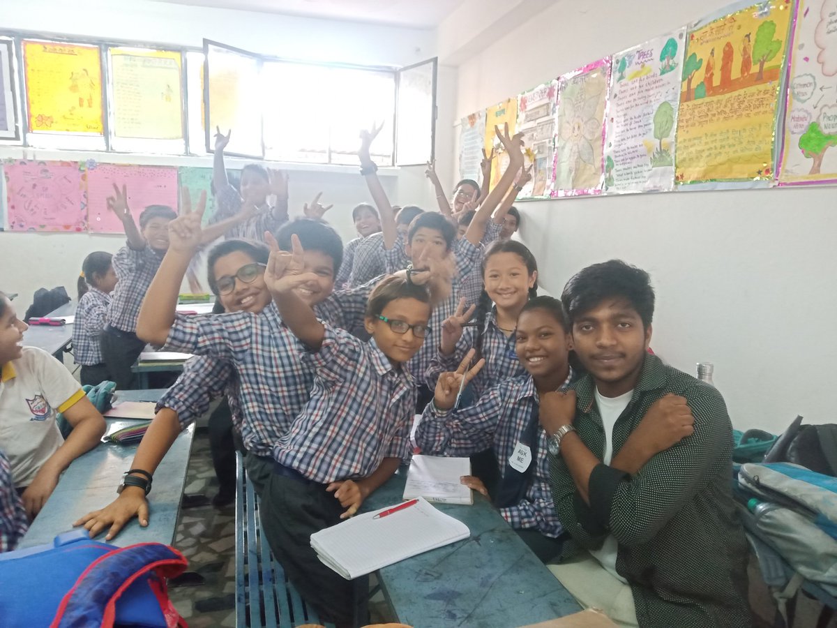 agrawal_uk's tweet photo. When it's about sustainable development goals .... Young people as well as children were crazy to take intial steps ...  ♥️
#SustainableDevelopment 
#cskm 
@AIESECIndia https://t.co/sYLuxSShKh