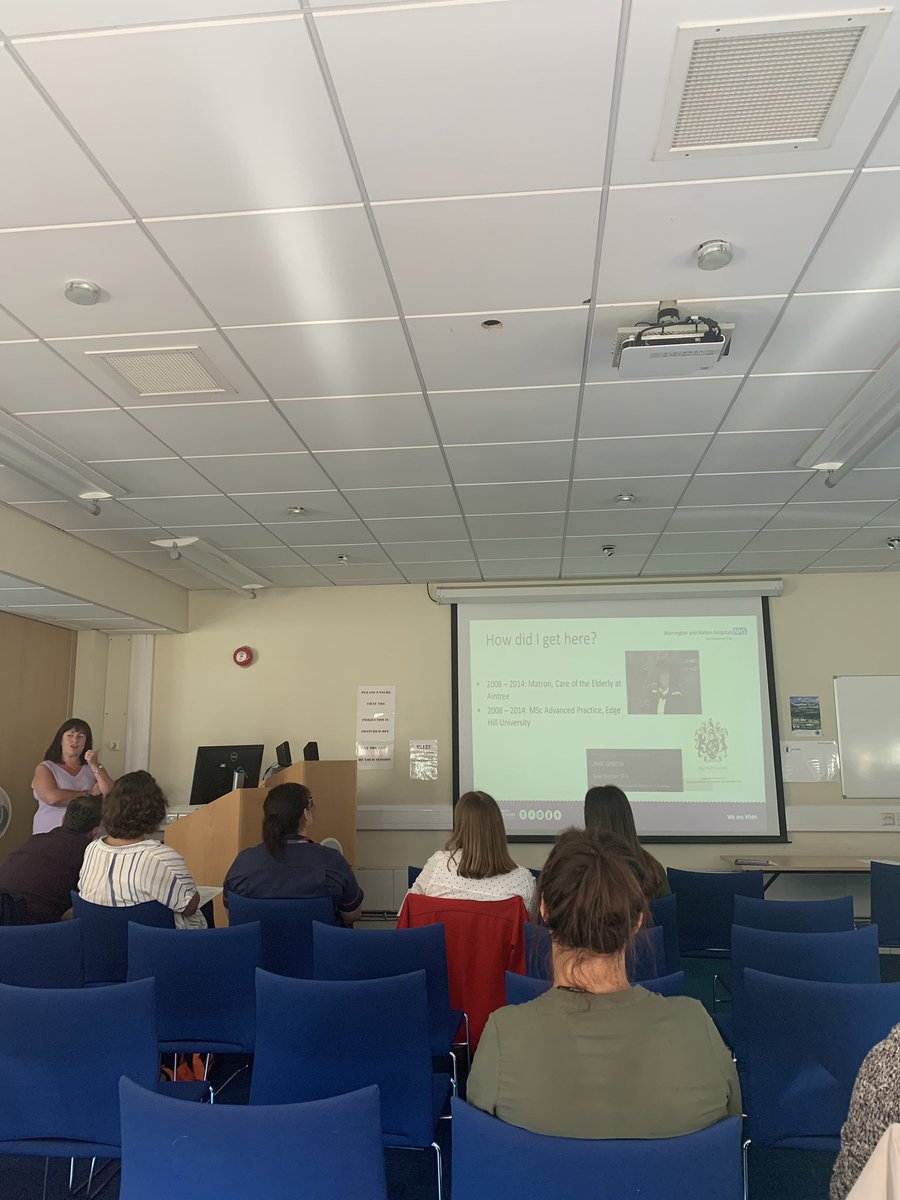 Inspiring talk from my wonderful mentor <a href="/NCJaneGreen2018/">Jane green</a>, Nurse Consultant today at <a href="/WHHNHS/">WHH 🏥</a> ACP conference! #rolemodel #dedication
