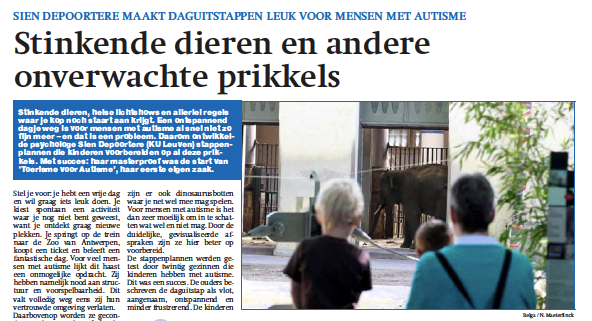 SciMingo's tweet photo. Een daguitstap vol onverwachte prikkels? Psychologe Sien Depoortere (@KU_Leuven) ontwikkelt stappenplannen voor kinderen met autisme, zodat ook zij genieten van een dagje weg. Van #masterproef tot succesvol project: @TourismAutism 📰nu in @metrobelgie ➡️ https://t.co/ngPv0FCT5c https://t.co/uiyPERtKLi