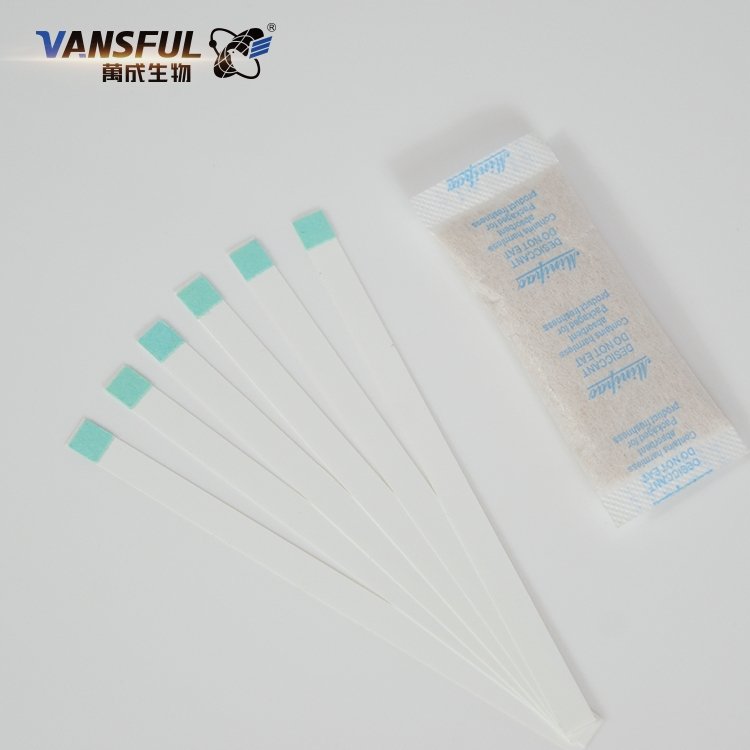 Urine Glucose Test Strips：Diabetes analysis dipstick URS-1G,glucose visual test strip can be used at home with FDA,CE,ISO certification.We can produce 1~14 parameters urine strip ,depending on customers' actual request.  Testing items:Glucose;Test time:30s-60s;OEM is available