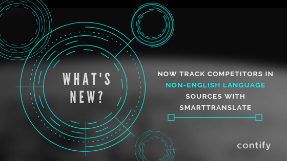 contify's tweet photo. #whatsnew: Get an exhaustive snapshot of your market and competitive landscape by tracking intelligence across geographies in your local language. Explore this new feature by signing up for a 7-day free trial: https://t.co/hdnWdLB3KB

#marketintelligence #competitiveintelligence https://t.co/z7O9dbeKtS