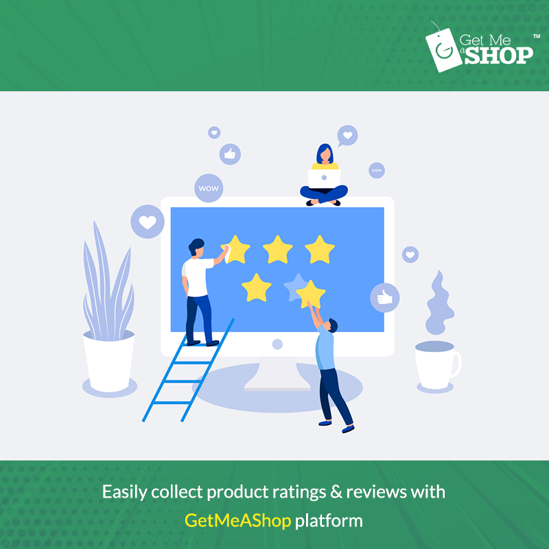 GetMeAShop's tweet photo. Product #reviews are essential to your online store's #branding &amp; #marketing. They help earn customer #trust. With #GetMeAShop platform you can easily collect and display them on your product pages. Sign up to know more. https://t.co/jfx7tQyXyE
#GoDigital #UpgradedLife https://t.co/7fWgC7vkQo