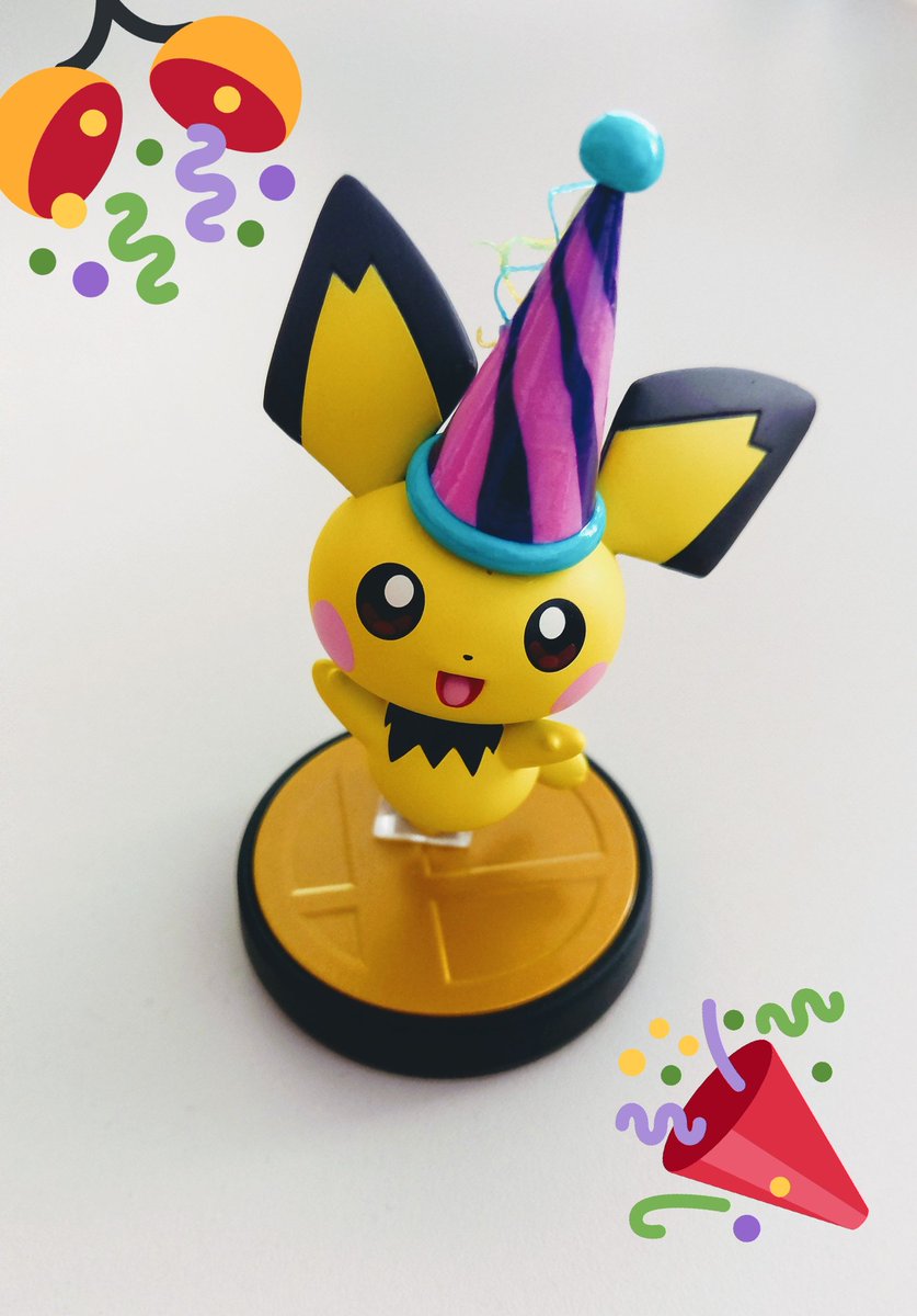 Party Hat Pichu Amiibo! ⚡🎉🎊
#PokemonGO #CustomAmiibo